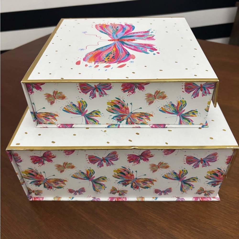 Colorful Butterfly Decorative Box - Picture 4 of 10